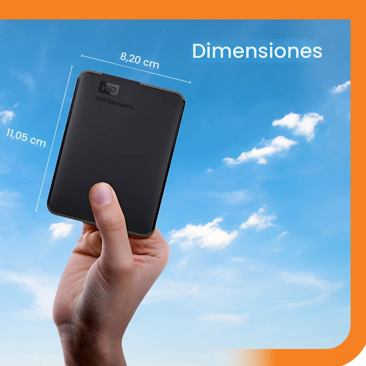 Western Digital WD 5TB Elements - Disco duro externo portátil de 5...