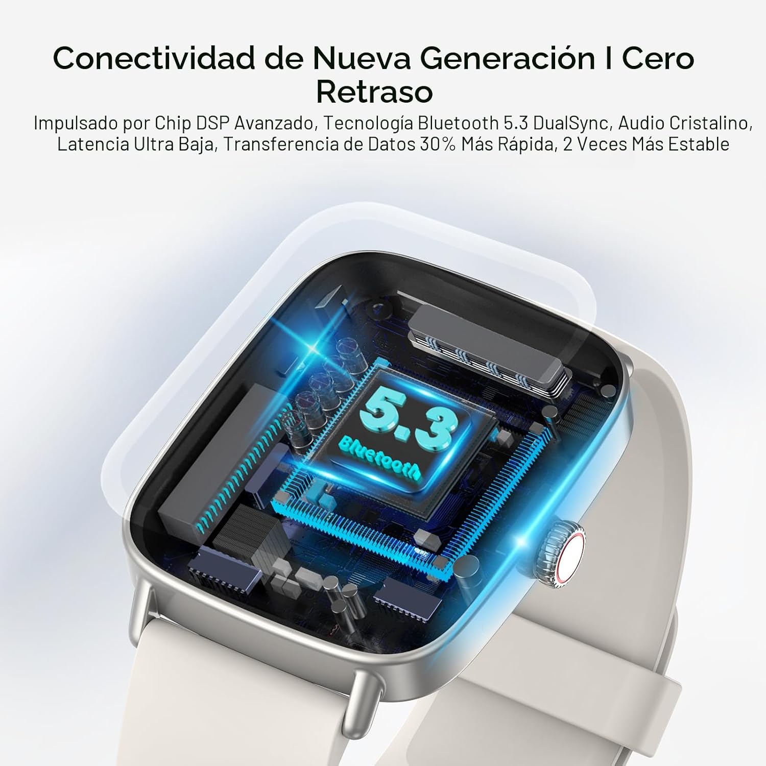 Reloj inteligente para mujeres, 1.85" HD, reloj inteligente com...