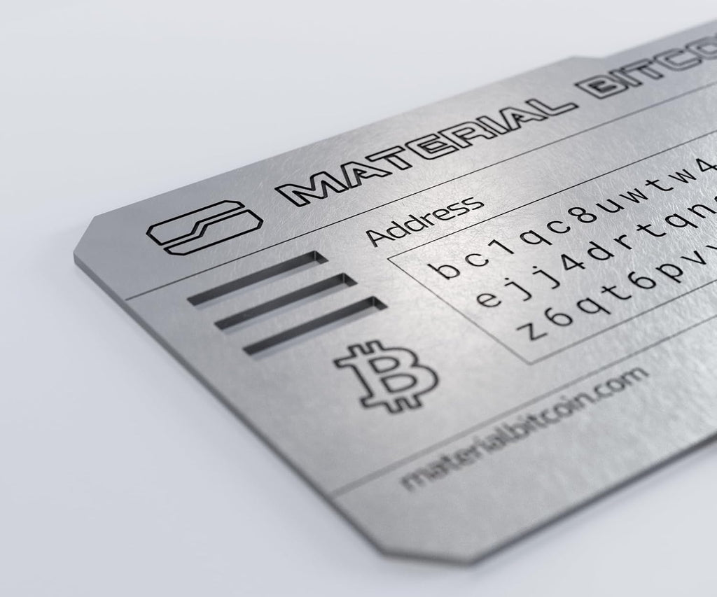 Material Bitcoin Lite - Cartera fría para Bitcoin - Billetera físic...