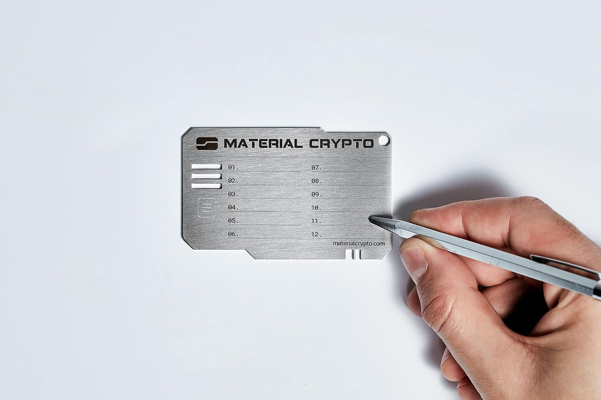 Material Crypto DIY - Almacenamiento de semillas criptográficas | C...