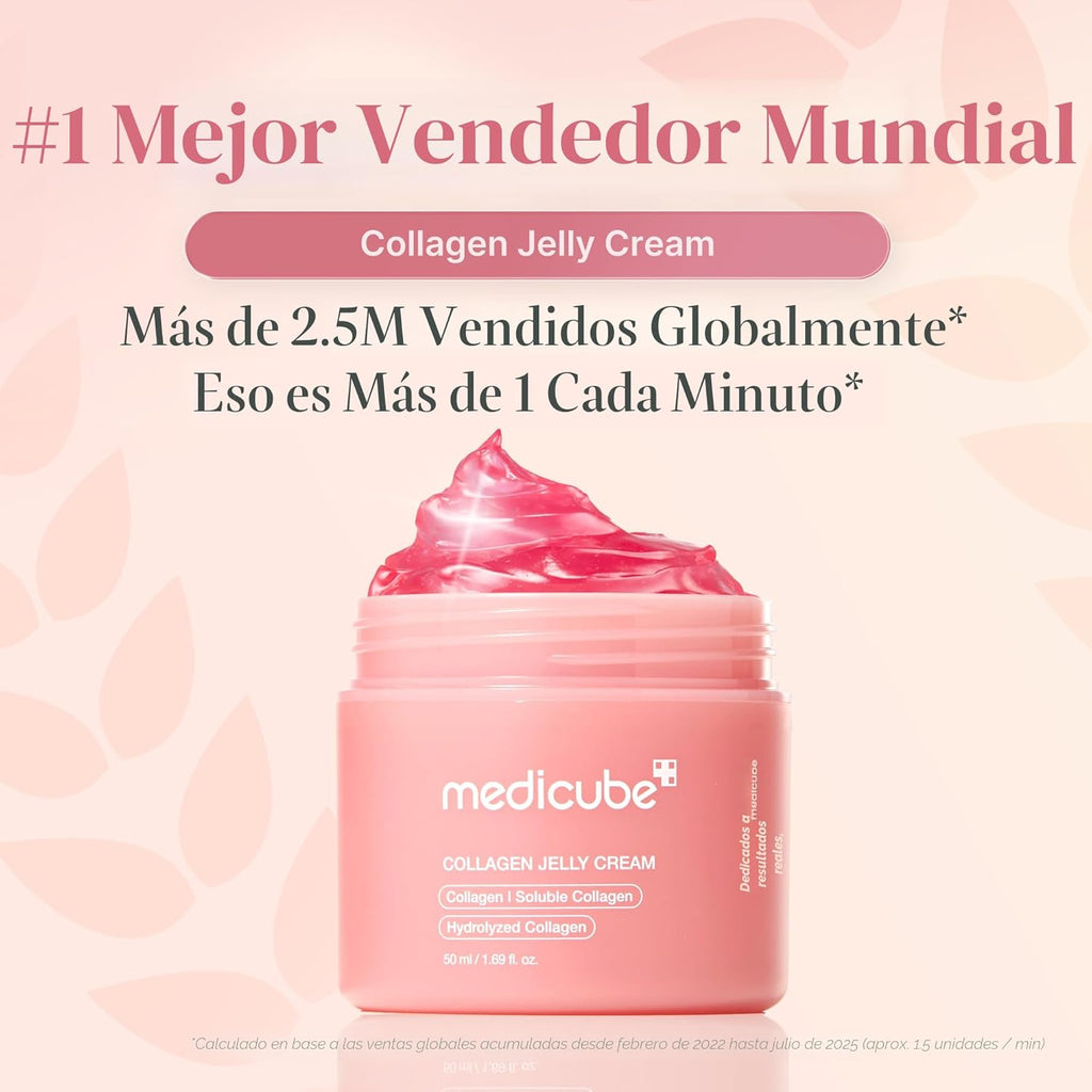 medicube Crema de gelatina de colágeno, niacinamida y colágeno hidr...