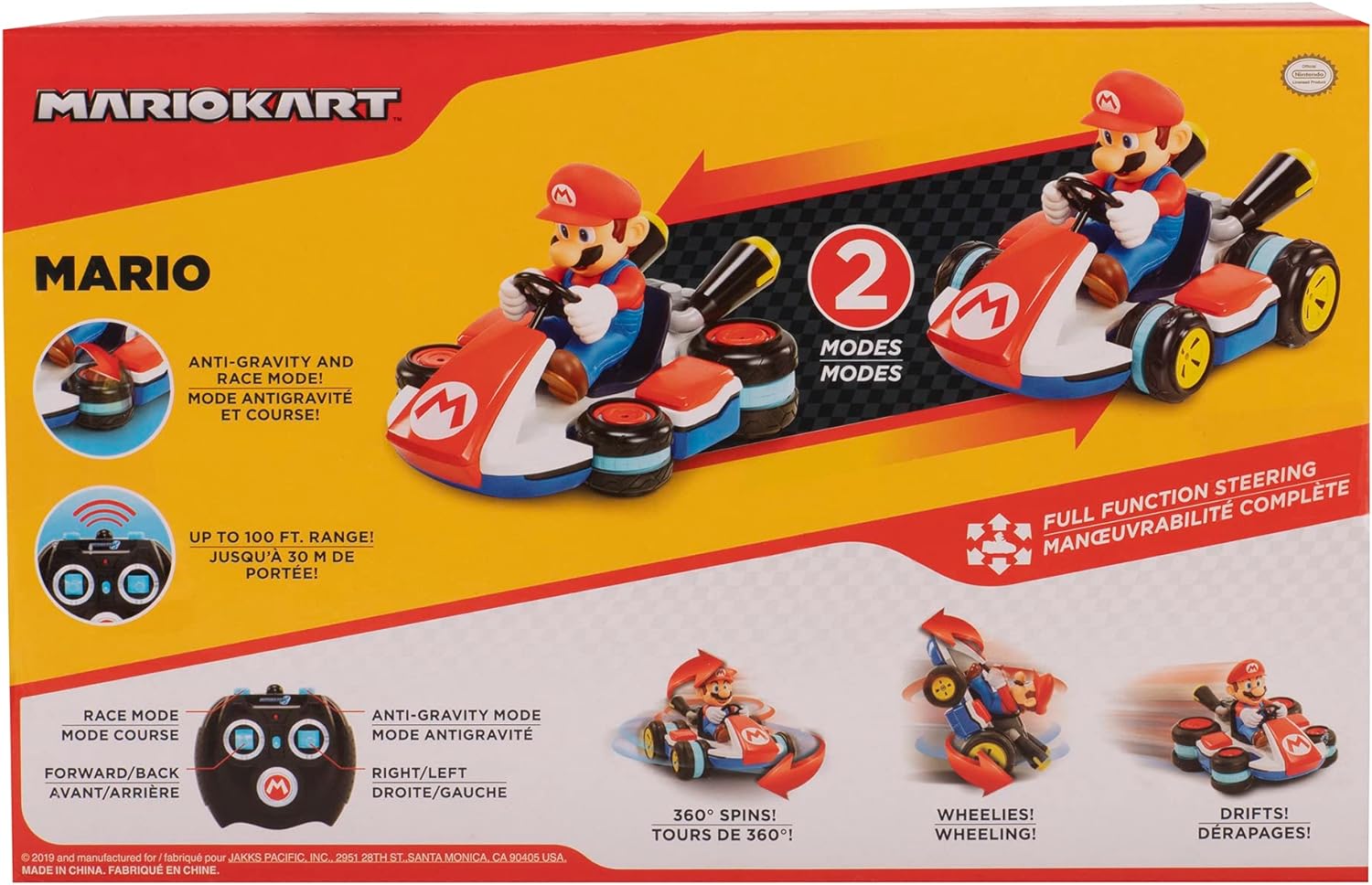 World of Nintendo Mario Kart 8 auto antigravedad a control remoto 2...