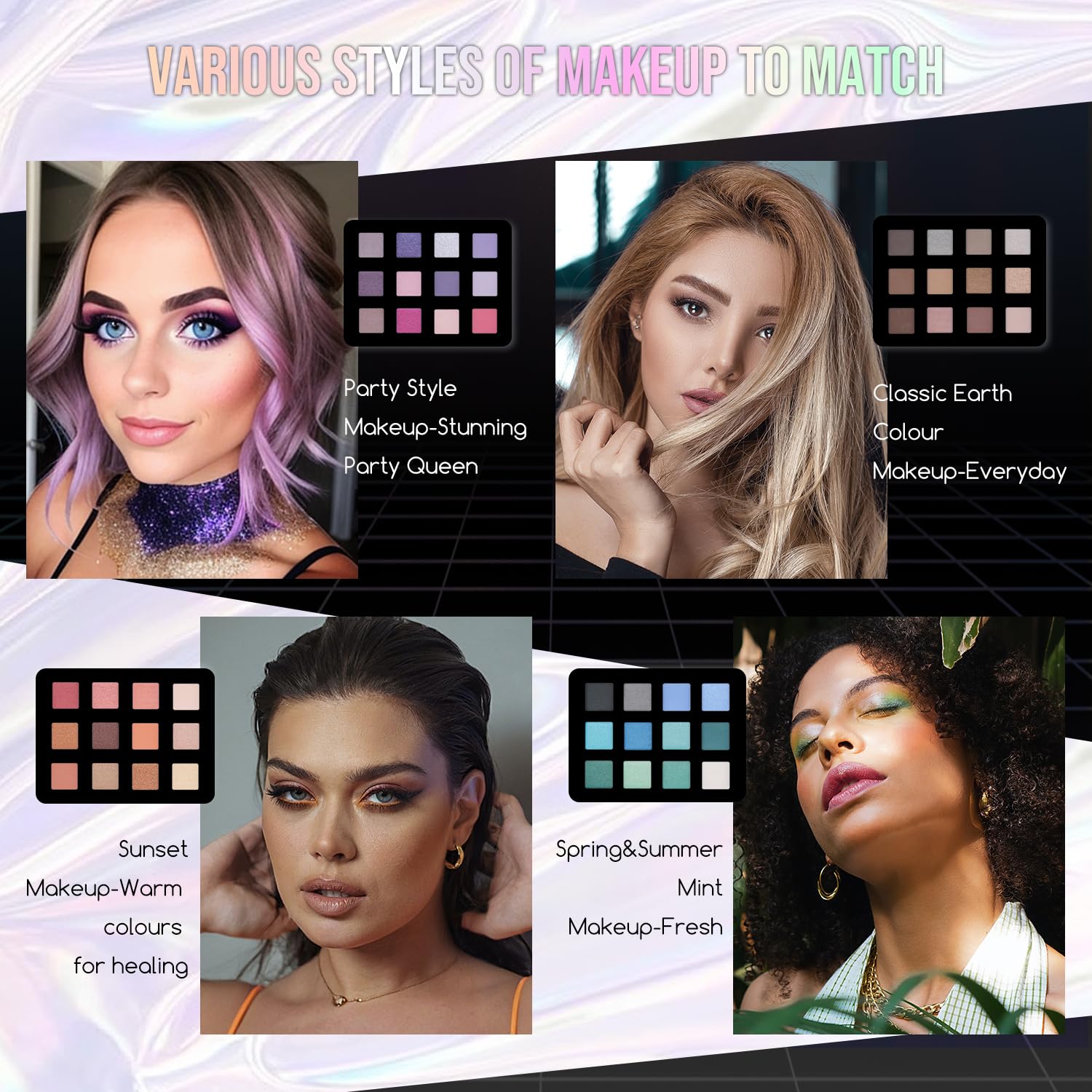 Kits de maquillaje multiusos para adolescentes, juego de maquillaje...