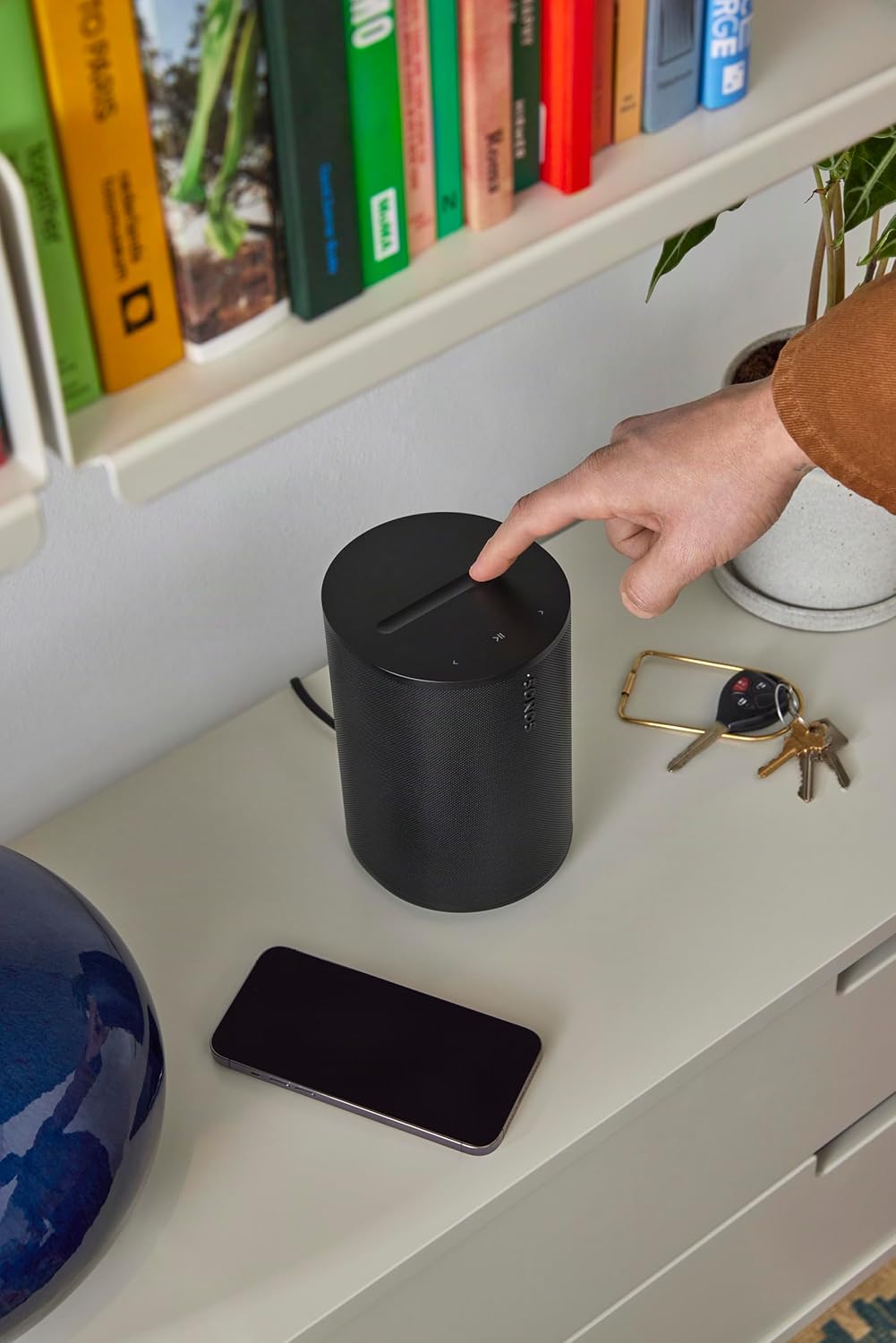Sonos Era 100 SL - Altavoz compacto sin micrófono con WiFi, Bluetoo...