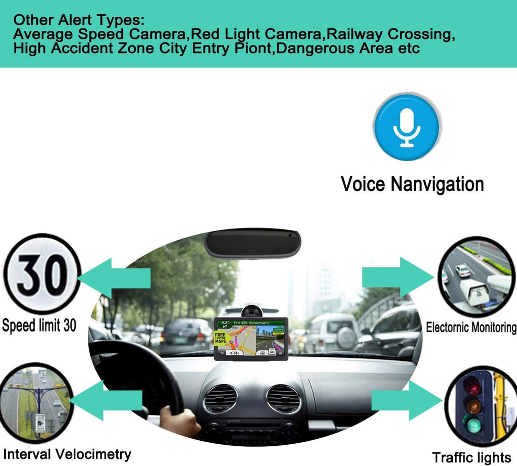 Navegación GPS para automóvil, mapa 2025 de 7 pulgadas con pantalla...