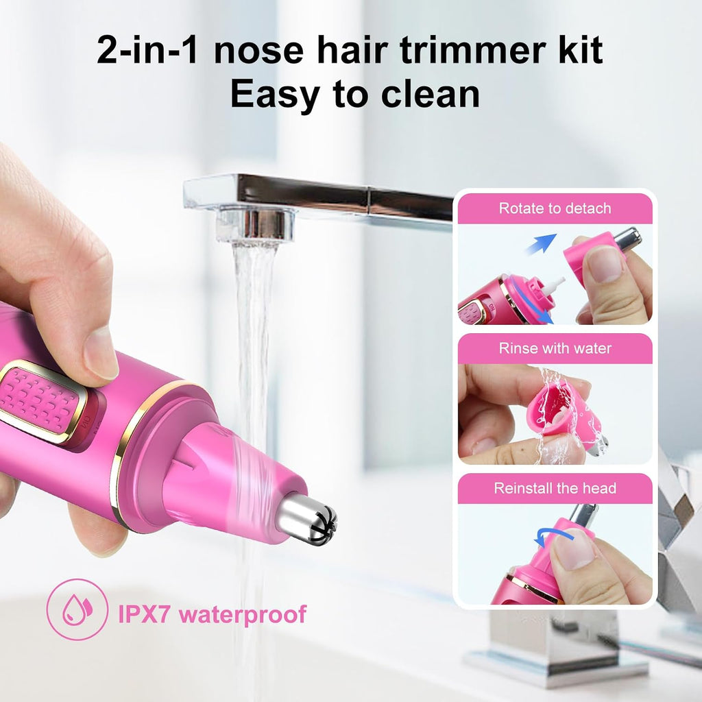 XOOMRSCP Recortadora de pelo de nariz para mujeres y hombres, recor...