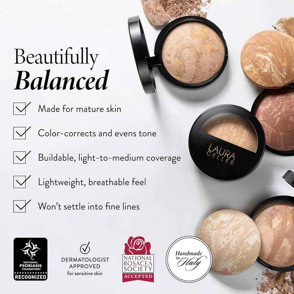 LAURA GELLER NEW YORK Galardonado Baked Balance-n-Brighten - Polvo...