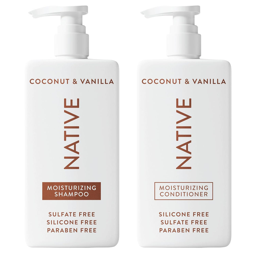 Native Champú y acondicionador de coco y vainilla contienen ingredi...