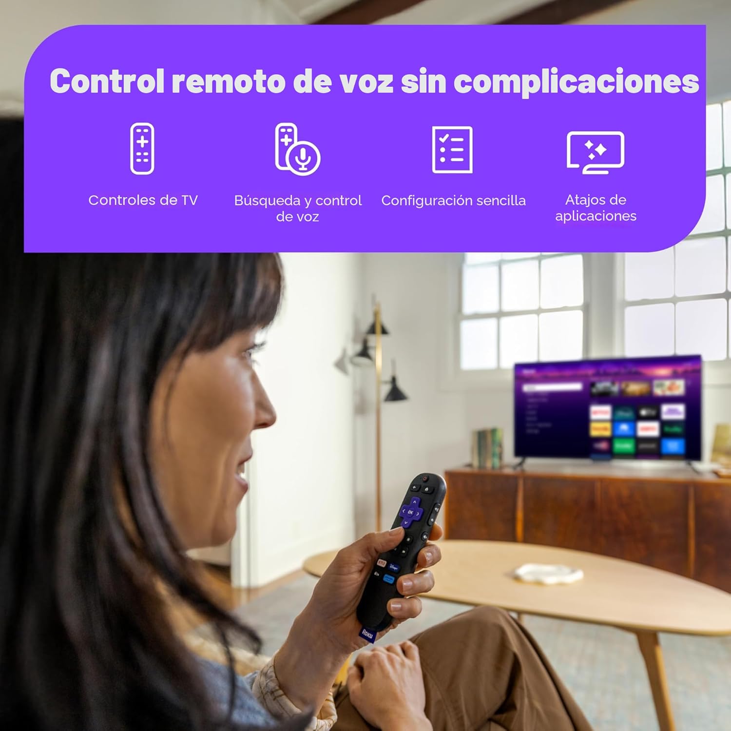 Roku Streaming Stick 4K - Dispositivo de transmisión HDR y Dolby Vi...