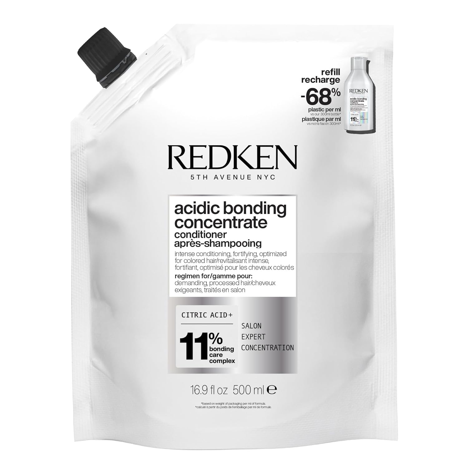 Acondicionador concentrado de unión ácida Redken para reparación de...