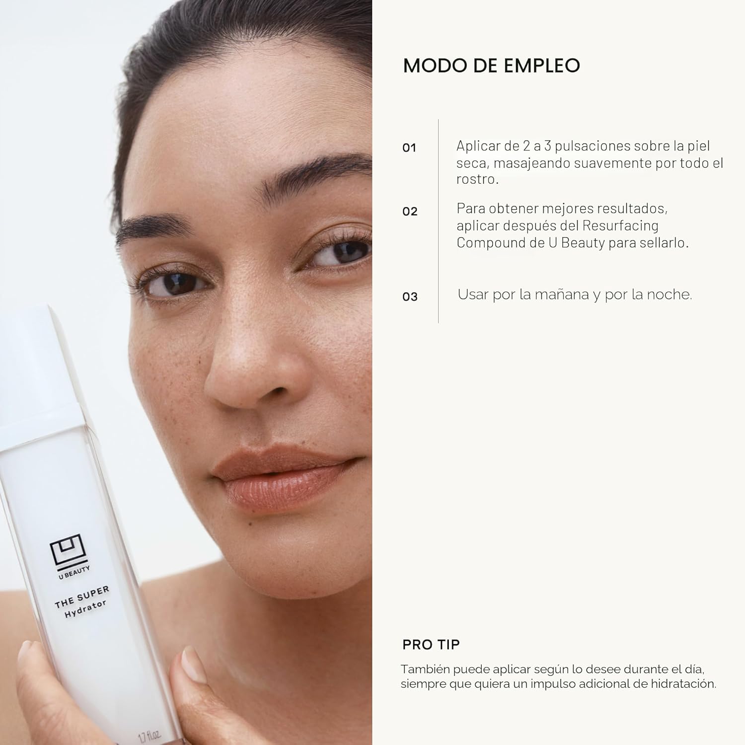 U Beauty The SUPER Hydrator Crema hidratante de ácido hialurónico \...