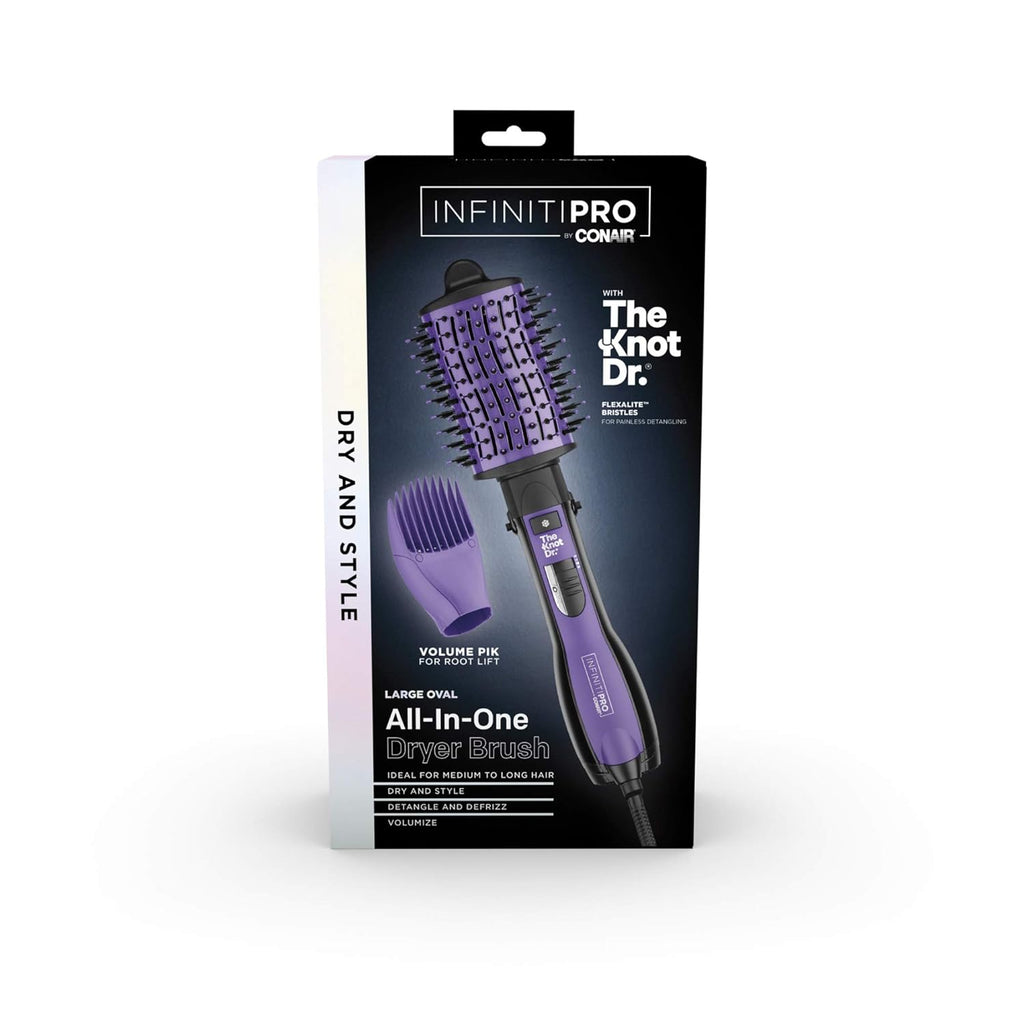 INFINITIPRO by CONAIR The Knot Dr. - Cepillo secador All-In-One, se...