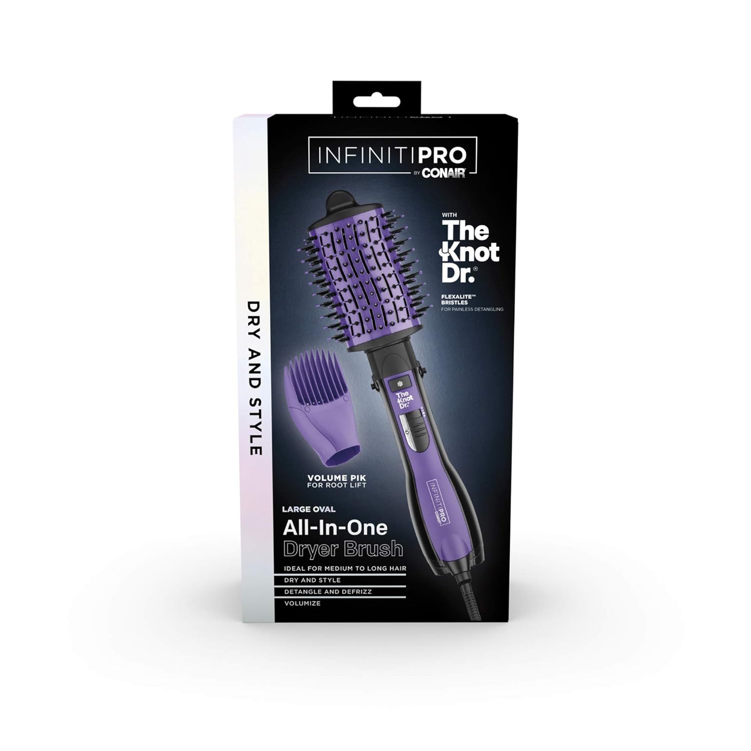 INFINITIPRO by CONAIR The Knot Dr. - Cepillo secador All-In-One, se...