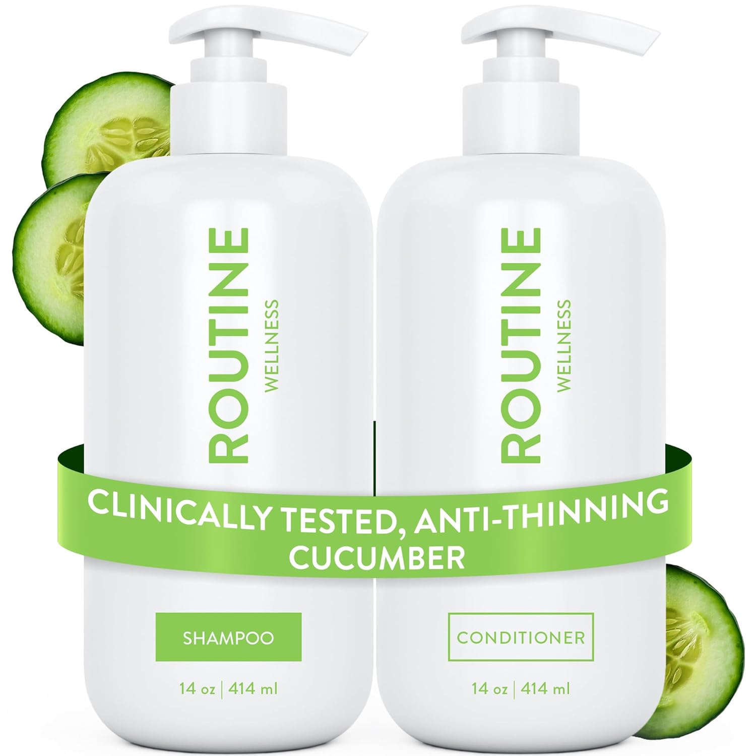 Routine Wellness - Juego de champú y acondicionador para cabello má...