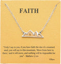 VZBarn Collar Delicado de Acero Inoxidable Chapado en Oro Faith par...