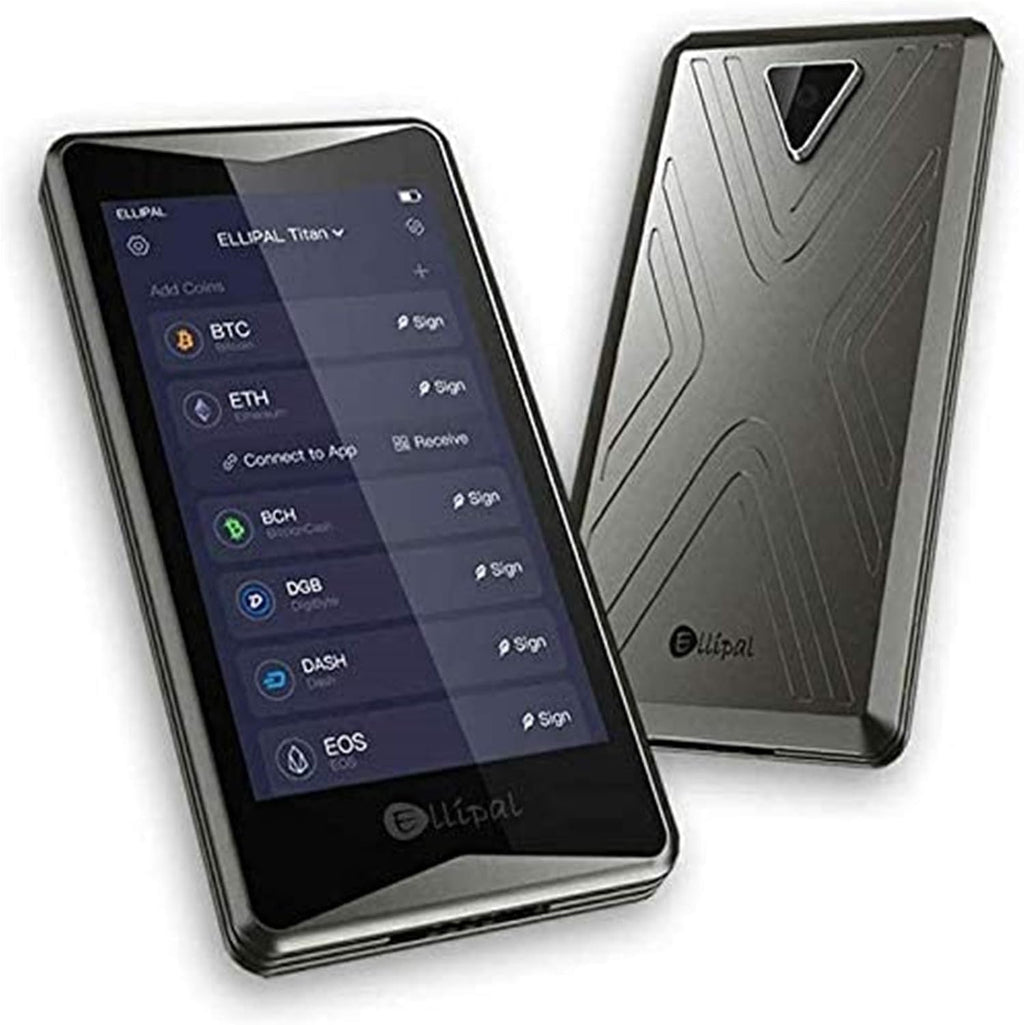 ELLIPAL Titan Crypto Hardware Wallet - Cartera fría, soporte para m...