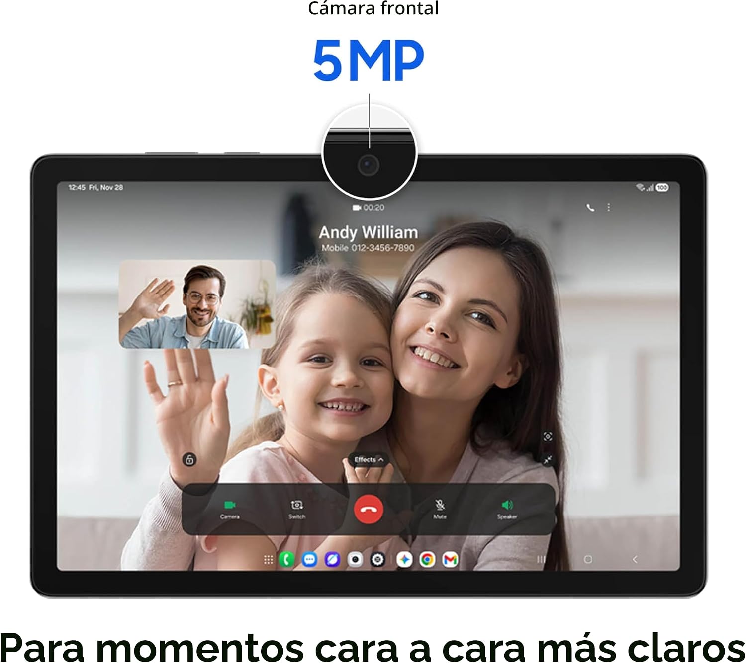 Samsung Galaxy Tab A11+ 5G Tableta Android de 11 pulgadas y 128 GB,...