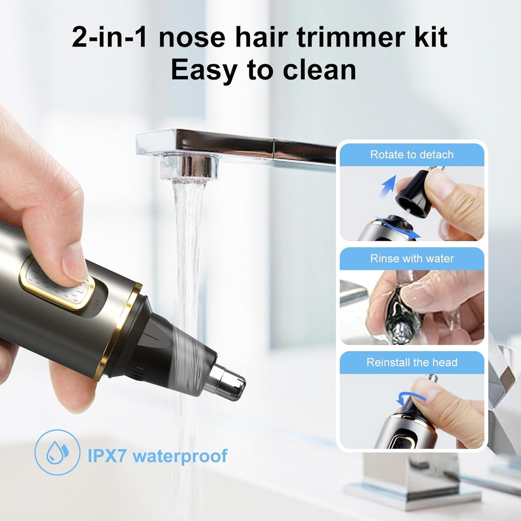 XOOMRSCP Recortadora de pelo de nariz para hombres, recortadora de...