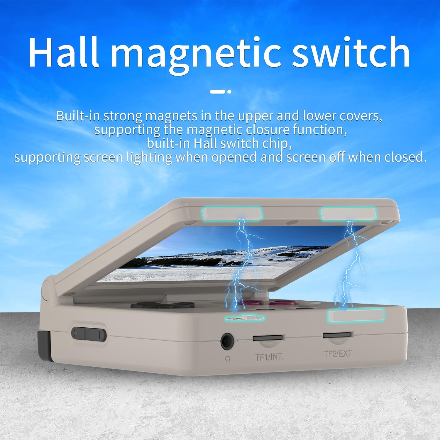 GiipGoop RG35XX - Consola de juegos portátil con tapa, sin GamesCla...