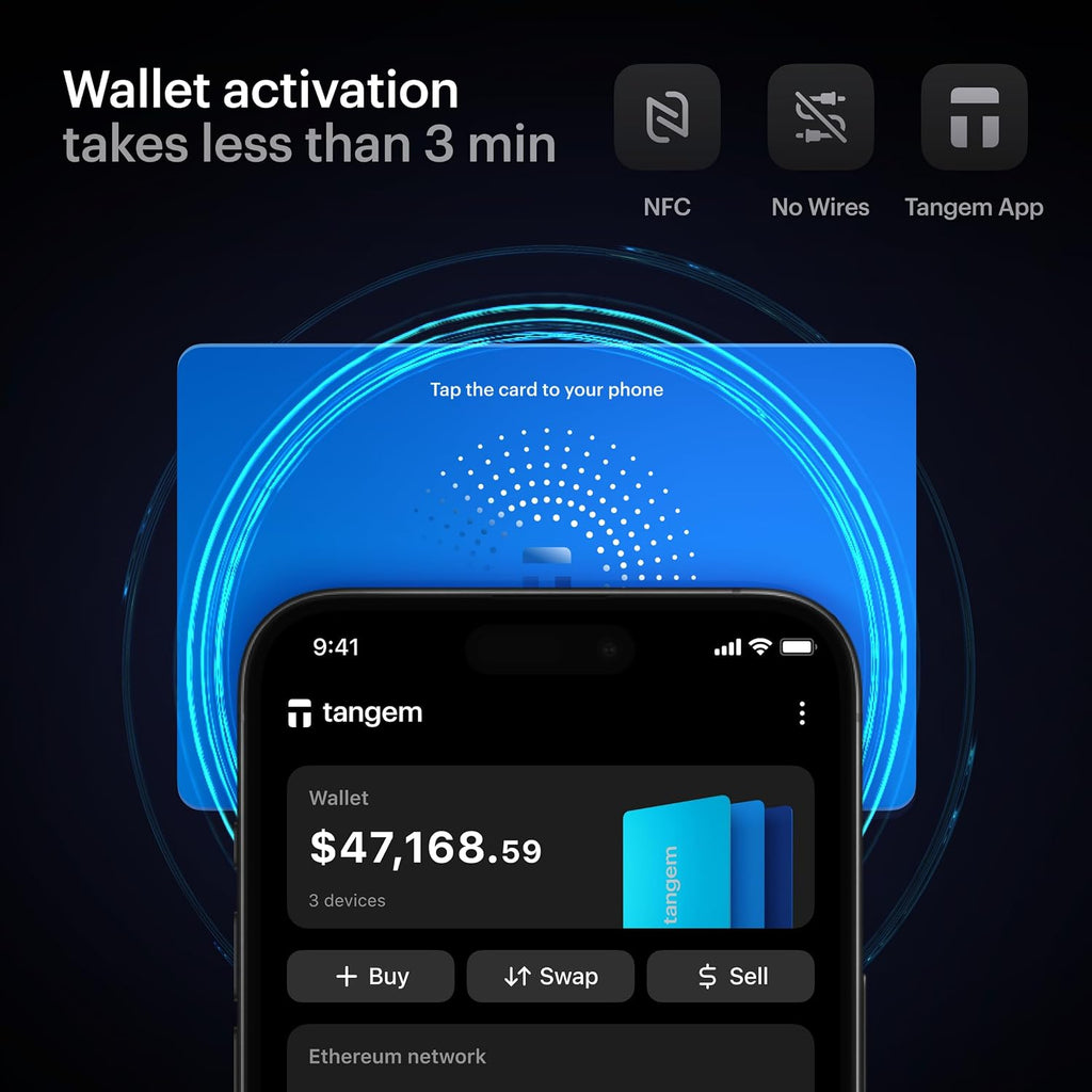 TANGEM Wallet 2.0 Bundle (paquete de 2) Wallet Electric Night (paqu...