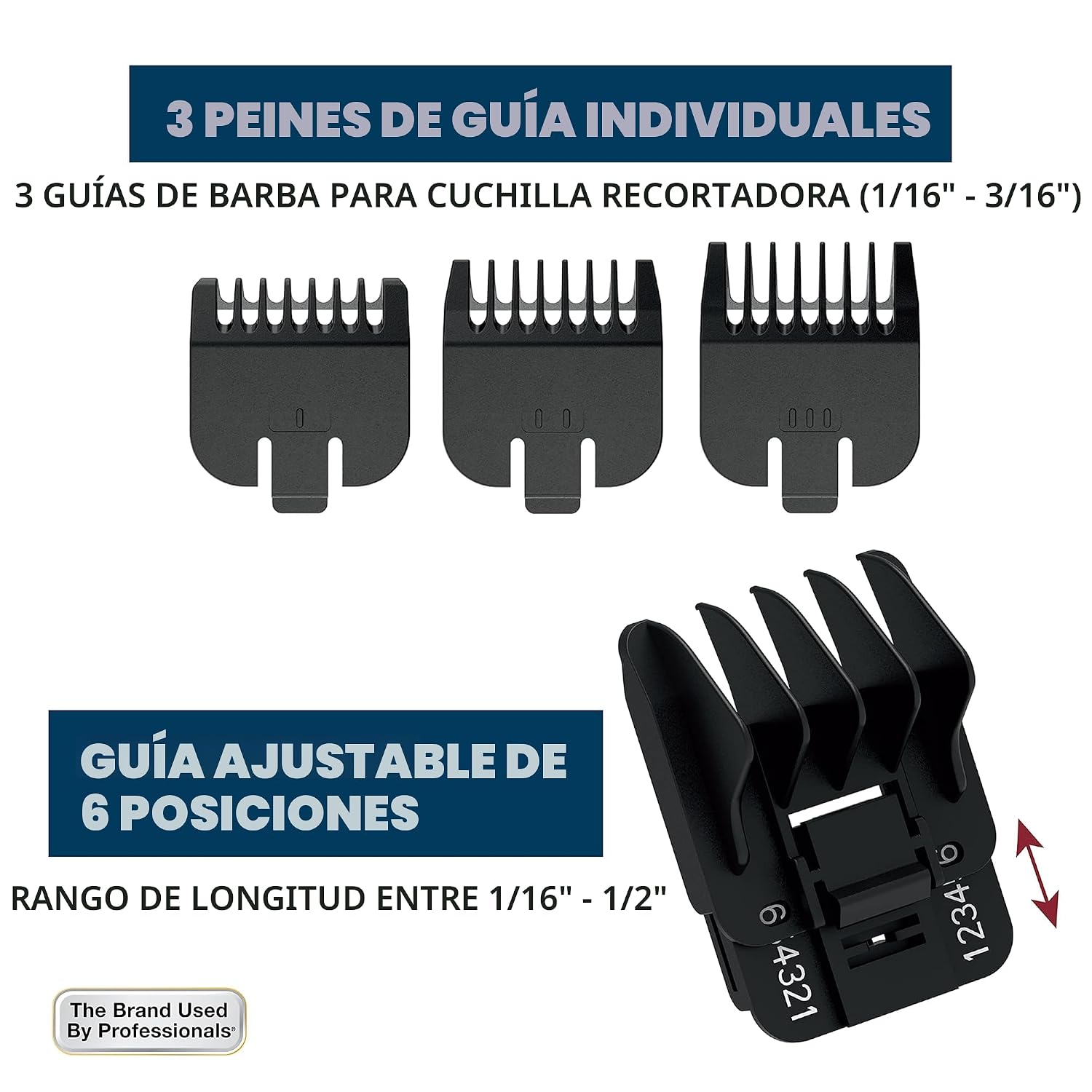 Wahl USA Recortadora recargable de iones de litio todo en uno para...
