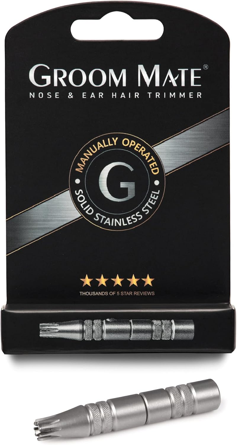 Cortador de pelo de oreja y nariz Groom Mate platino XL fabricado e...