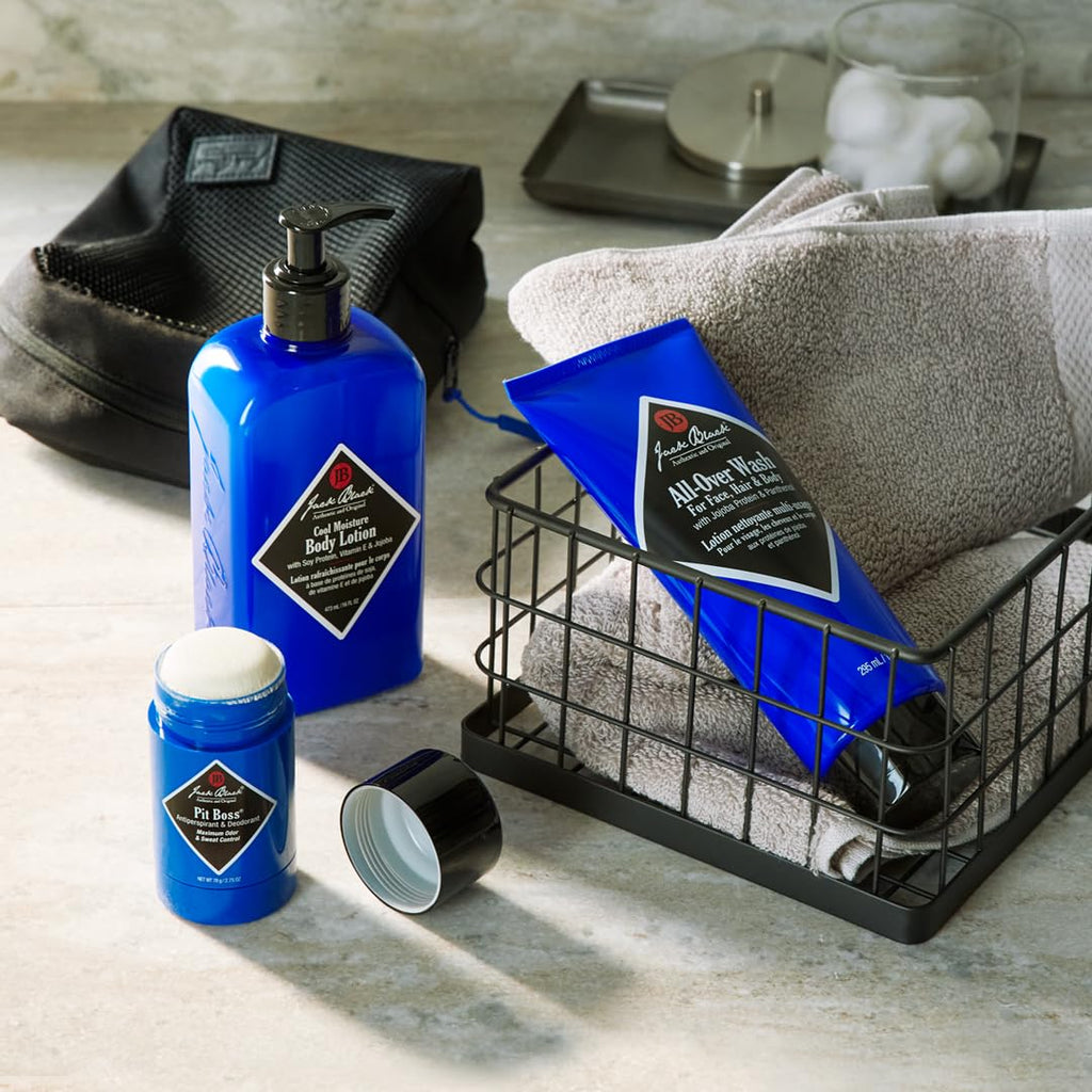 Desodorante y antitranspirante Jack Black Pit Boss para hombres - 2...