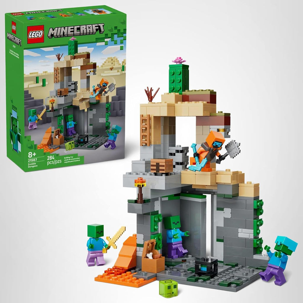 LEGO Minecraft Zombie Dungeon - Juguete de construcción y simulació...