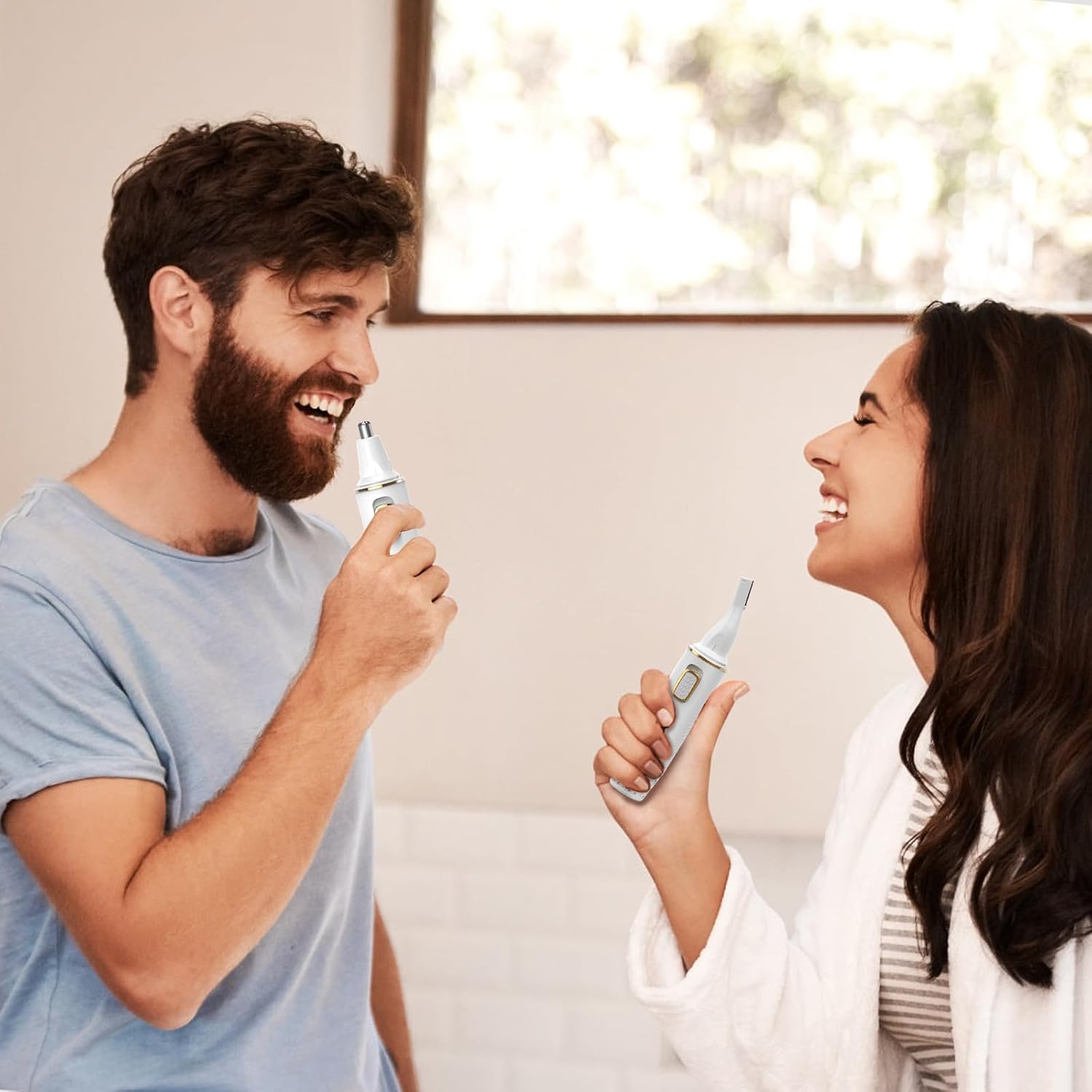 XOOMRSCP Recortadores de pelo de nariz para mujeres y hombres, reco...