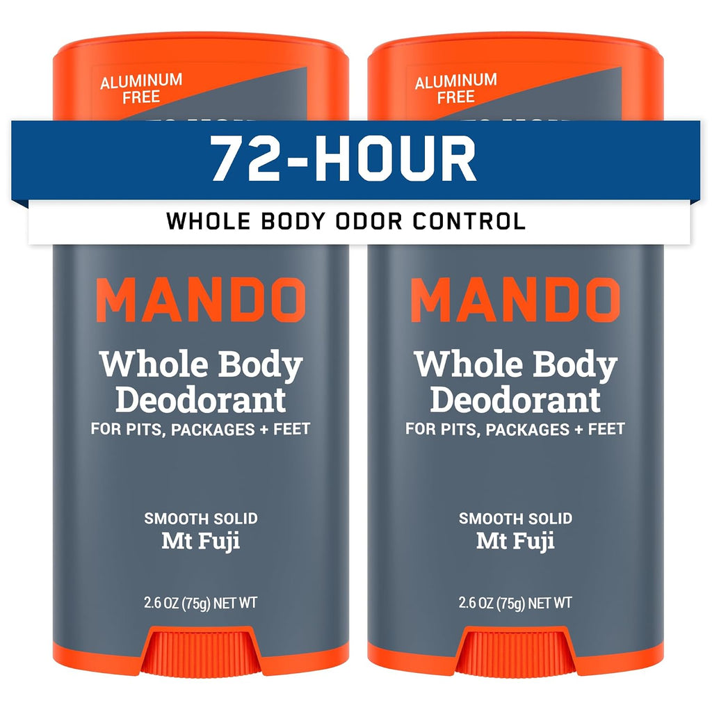 Mando Desodorante para todo el cuerpo para hombres - Barra sólida s...
