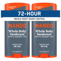 Mando Desodorante para todo el cuerpo para hombres - Barra sólida s...