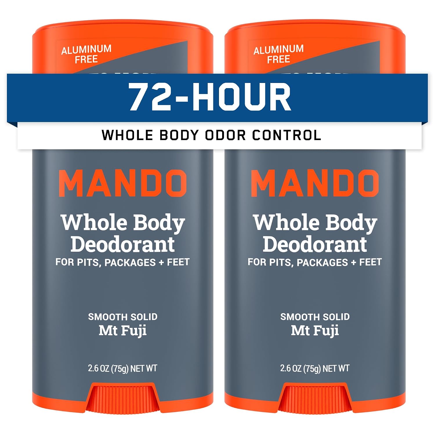 Mando Desodorante para todo el cuerpo para hombres - Barra sólida s...