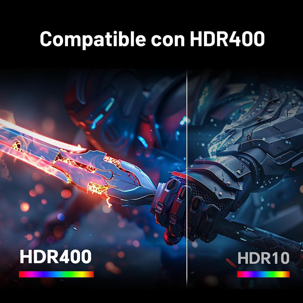 KTC Monitor de juegos QHD de 24 pulgadas 180Hz, monitor de computad...