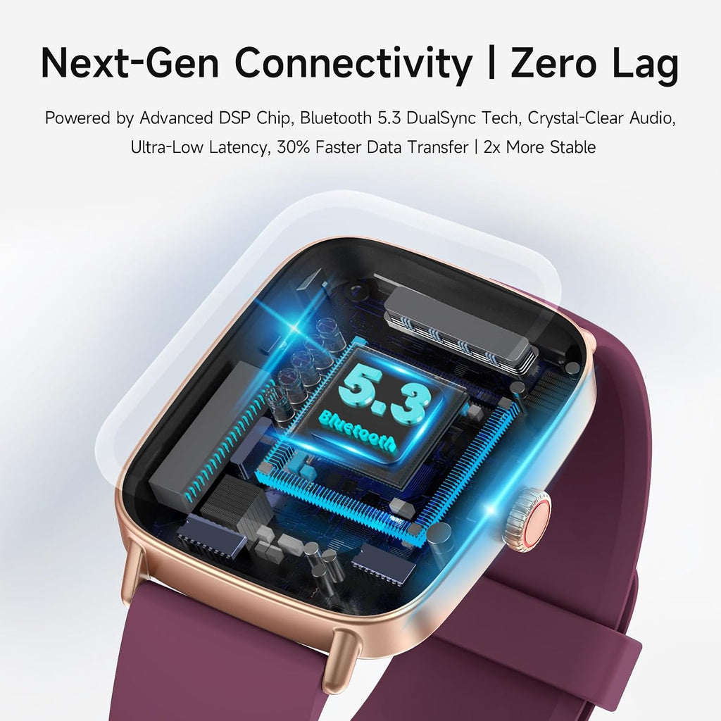 Reloj inteligente para mujeres, pantalla HD de 1.85" compatible...