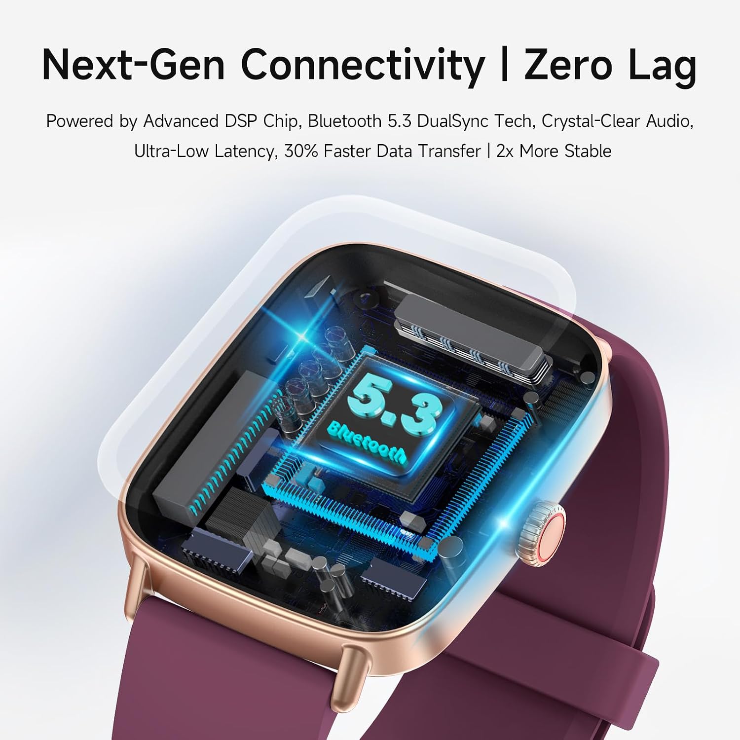 Reloj inteligente para mujeres, pantalla HD de 1.85" compatible...
