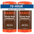 Mando Desodorante para todo el cuerpo para hombres - Barra sólida s...