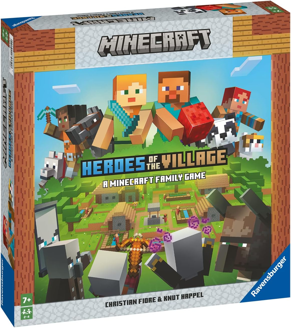 Ravensburger Minecraft Heroes of The Village | Juego de mesa cooper...