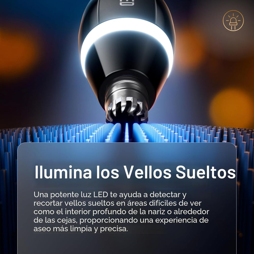 MANSCAPED® Weed Whacker® 3.0 PRO - Recortadora eléctrica de pelo de...