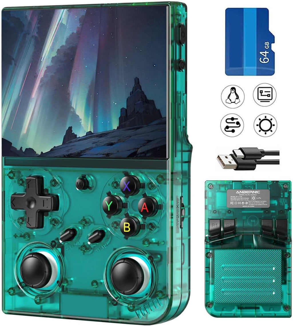 RG35XXPRO - Consola de juegos de mano retro, juego portátil con pan...