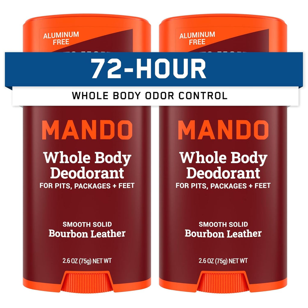 Mando Desodorante para todo el cuerpo para hombres - Barra sólida s...