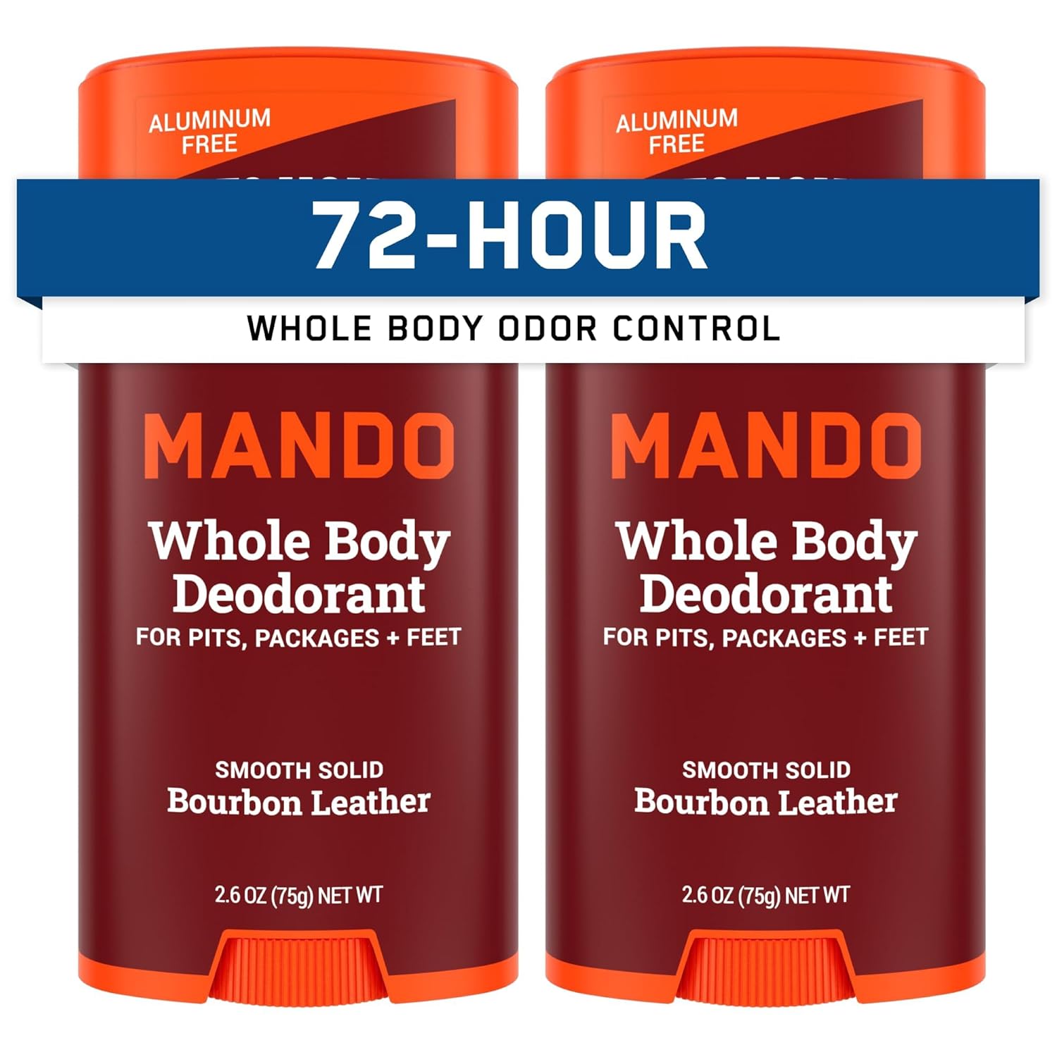 Mando Desodorante para todo el cuerpo para hombres - Barra sólida s...