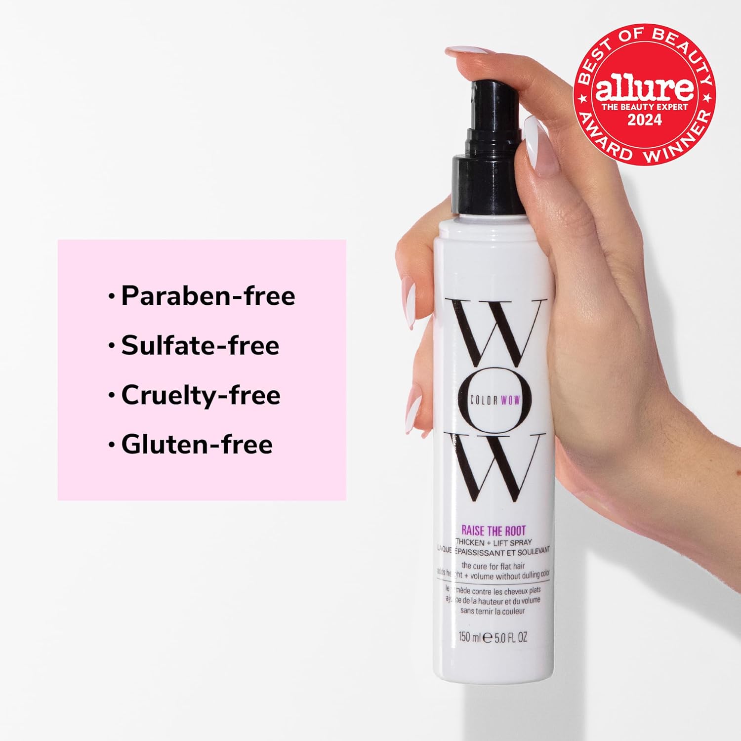 COLOR WOW Raise the Root Thick + Lift Spray - Volumen durante todo...