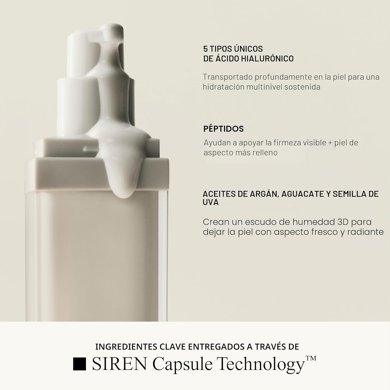 U Beauty The SUPER Hydrator Crema hidratante de ácido hialurónico \...