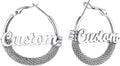 PROSTEEL 12\/16\/24\/32\/40 Pulgadas Aretes de Aro Gruesos para Muj...