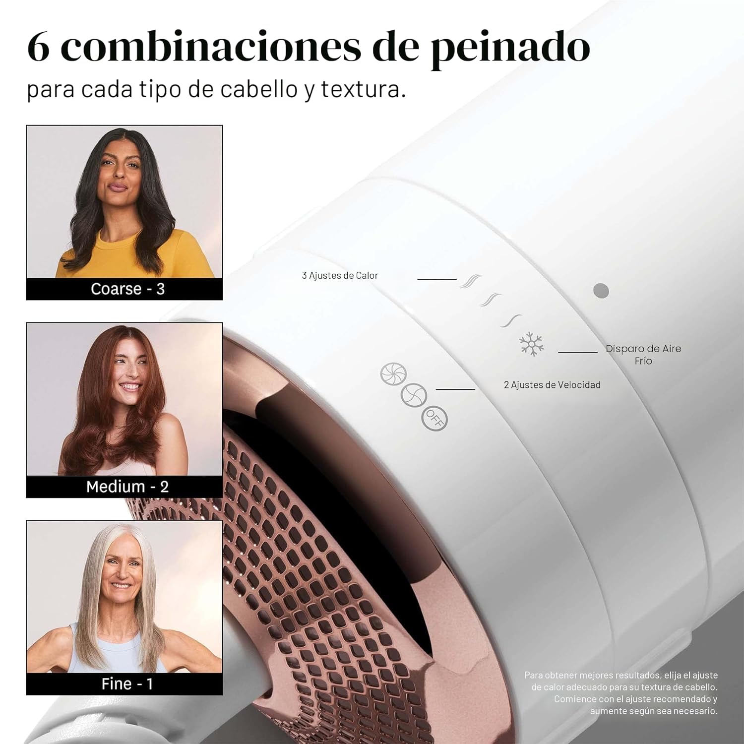 T3 AireBrush Cepillo secador de cabello alisador y voluminizador de...