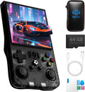 R36MAX - Consola de juegos portátil portátil IPS de 4 pulgadas, sis...