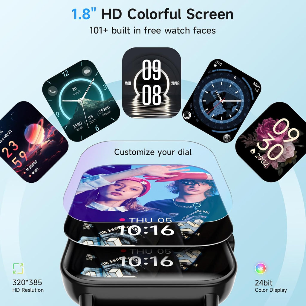 Relojes inteligentes para hombres y mujeres, Alexa integrado, reloj...