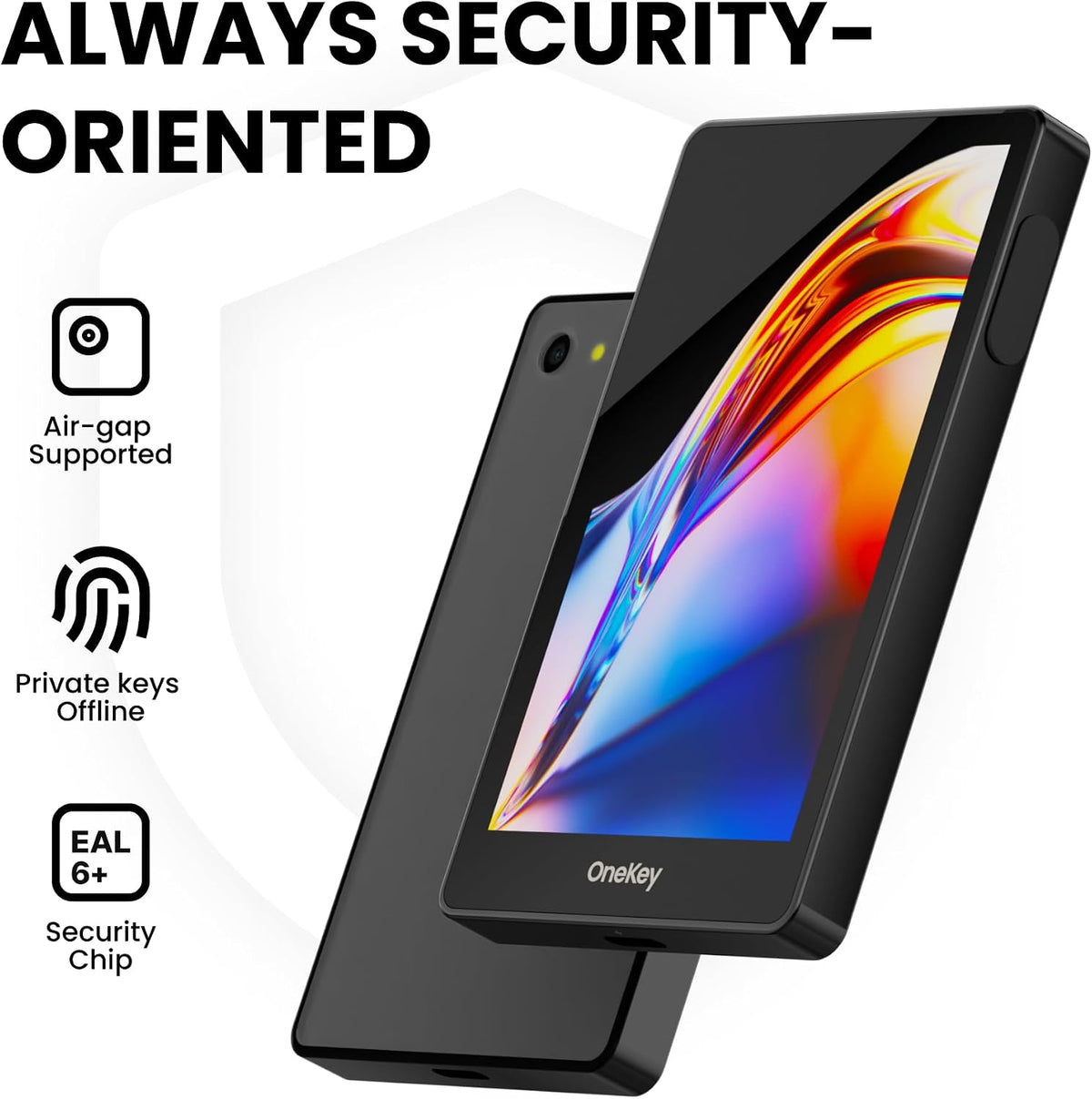 OneKey Pro Crypto Cold Wallet \u2013 Air-gapped, teclas sin conexió...