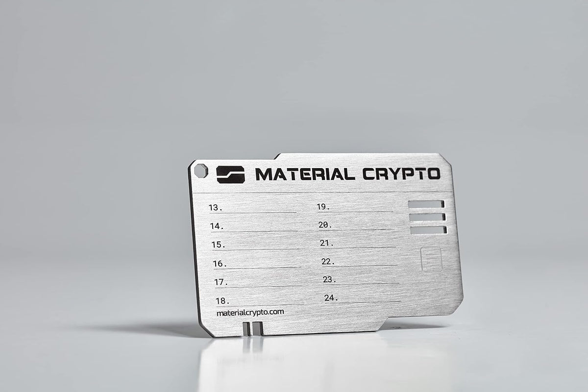 Material Crypto DIY - Almacenamiento de semillas criptográficas | C...