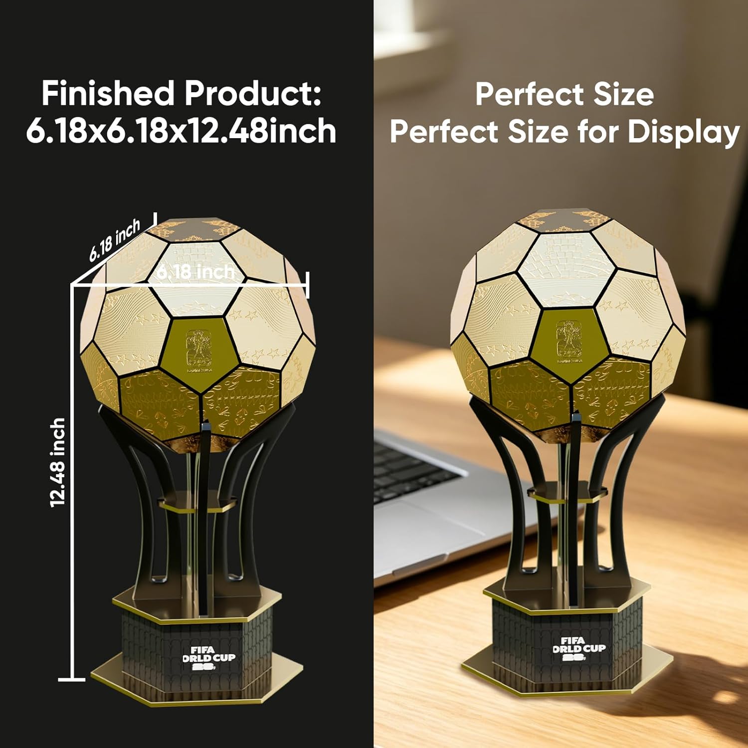 Modelo de trofeo de rompecabezas 3D de la Copa Mundial de la FIFA c...